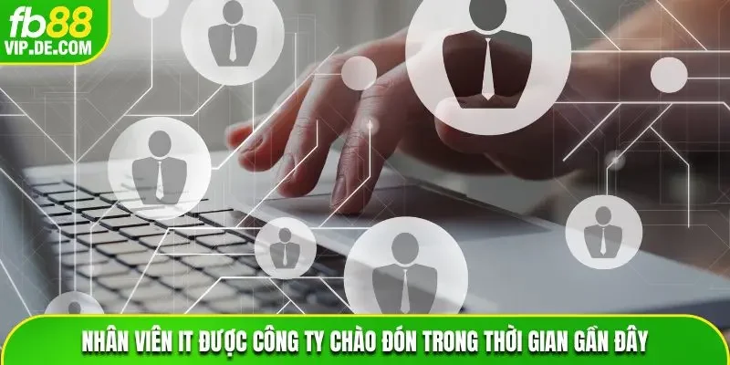 Nhân viên IT được công ty chào đón trong thời gian gần đây